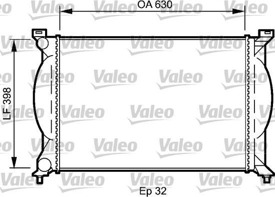 Valeo 735022 - Radiators, Motora dzesēšanas sistēma autodraugiem.lv