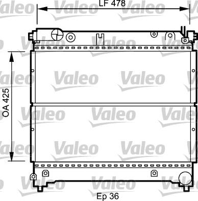 Valeo 735073 - Radiators, Motora dzesēšanas sistēma autodraugiem.lv