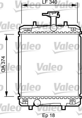 Valeo 735072 - Radiators, Motora dzesēšanas sistēma autodraugiem.lv