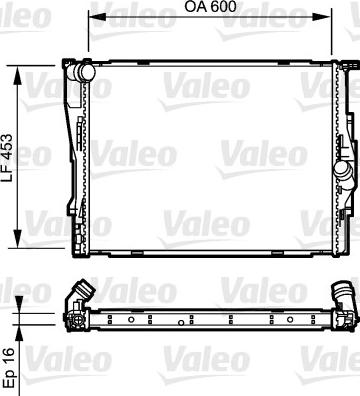 Valeo 735195 - Radiators, Motora dzesēšanas sistēma autodraugiem.lv