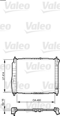 Valeo 735157 - Radiators, Motora dzesēšanas sistēma autodraugiem.lv