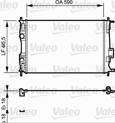 Valeo 735119 - Radiators, Motora dzesēšanas sistēma autodraugiem.lv