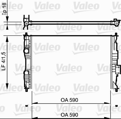 Valeo 735118 - Radiators, Motora dzesēšanas sistēma autodraugiem.lv