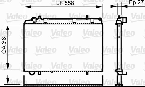 Valeo 735136 - Radiators, Motora dzesēšanas sistēma autodraugiem.lv