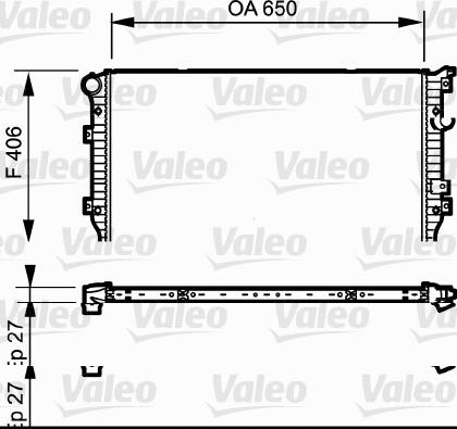 Valeo 735133 - Radiators, Motora dzesēšanas sistēma autodraugiem.lv