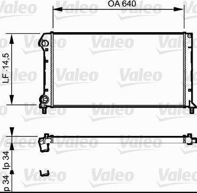 Valeo 735171 - Radiators, Motora dzesēšanas sistēma autodraugiem.lv