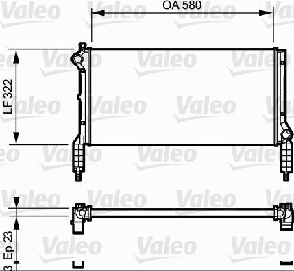 Valeo 735172 - Radiators, Motora dzesēšanas sistēma autodraugiem.lv