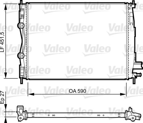 Valeo 735381 - Radiators, Motora dzesēšanas sistēma autodraugiem.lv