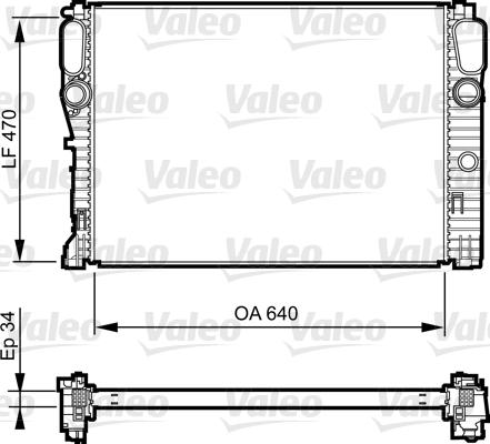 Valeo 735382 - Radiators, Motora dzesēšanas sistēma autodraugiem.lv