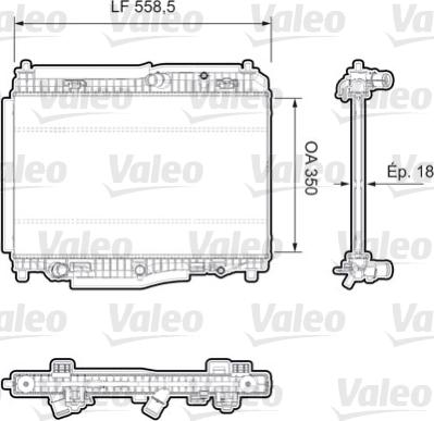 Valeo 735379 - Radiators, Motora dzesēšanas sistēma autodraugiem.lv