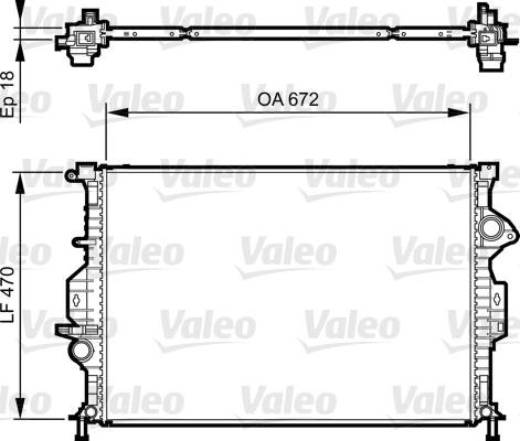 Valeo 735373 - Radiators, Motora dzesēšanas sistēma autodraugiem.lv