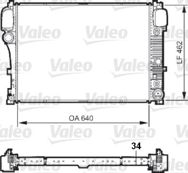 Valeo 735298 - Radiators, Motora dzesēšanas sistēma autodraugiem.lv