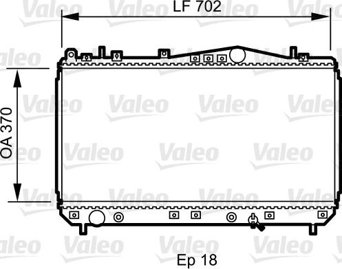 Valeo 735266 - Radiators, Motora dzesēšanas sistēma autodraugiem.lv