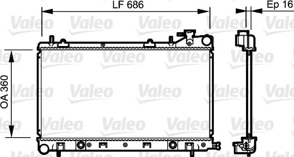 Valeo 735209 - Radiators, Motora dzesēšanas sistēma autodraugiem.lv