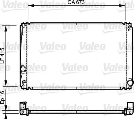 Valeo 735215 - Radiators, Motora dzesēšanas sistēma autodraugiem.lv