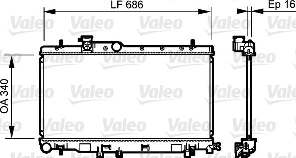 Valeo 735211 - Radiators, Motora dzesēšanas sistēma autodraugiem.lv