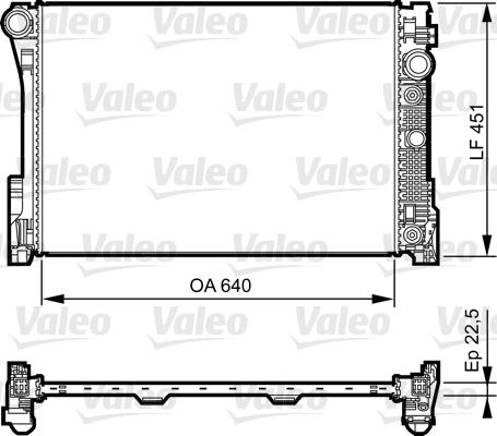 Valeo 735285 - Radiators, Motora dzesēšanas sistēma autodraugiem.lv