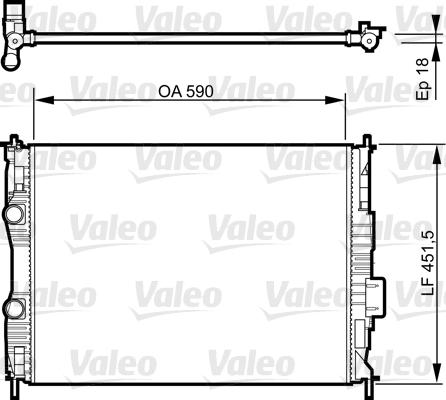 Valeo 735281 - Radiators, Motora dzesēšanas sistēma autodraugiem.lv