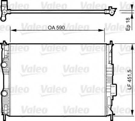 Valeo 735282 - Radiators, Motora dzesēšanas sistēma autodraugiem.lv