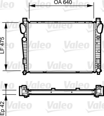 Valeo 735230 - Radiators, Motora dzesēšanas sistēma autodraugiem.lv