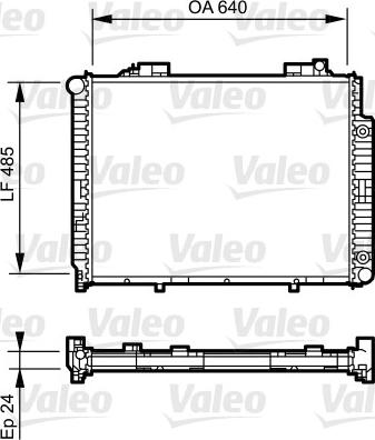 Valeo 735231 - Radiators, Motora dzesēšanas sistēma autodraugiem.lv