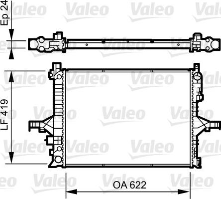 Valeo 735237 - Radiators, Motora dzesēšanas sistēma autodraugiem.lv