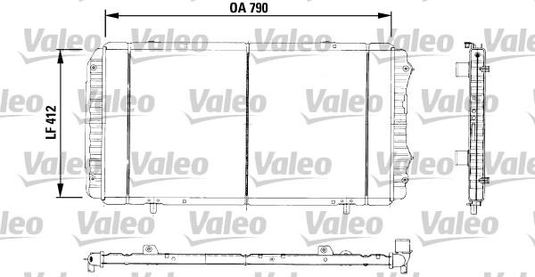 Valeo 730996 - Radiators, Motora dzesēšanas sistēma autodraugiem.lv
