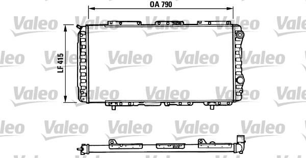 Valeo 730997 - Radiators, Motora dzesēšanas sistēma autodraugiem.lv