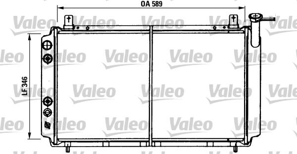 Valeo 730949 - Radiators, Motora dzesēšanas sistēma autodraugiem.lv