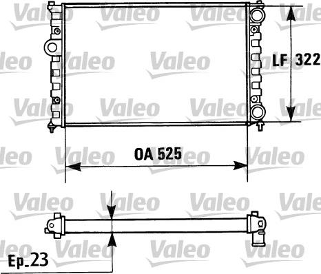Valeo 730948 - Radiators, Motora dzesēšanas sistēma autodraugiem.lv