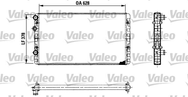 Valeo 730955 - Radiators, Motora dzesēšanas sistēma autodraugiem.lv