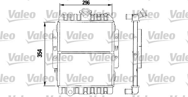 Valeo 730951 - Radiators, Motora dzesēšanas sistēma autodraugiem.lv