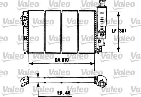 Valeo 730953 - Radiators, Motora dzesēšanas sistēma autodraugiem.lv