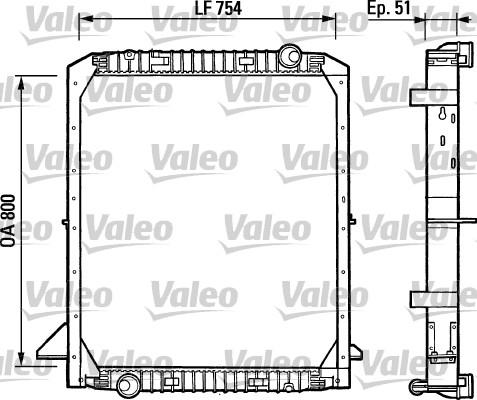 Valeo 730964 - Radiators, Motora dzesēšanas sistēma autodraugiem.lv