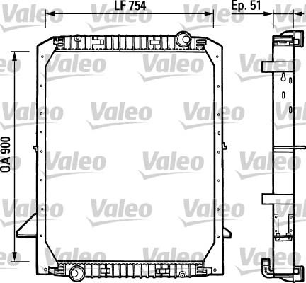Valeo 730965 - Radiators, Motora dzesēšanas sistēma autodraugiem.lv