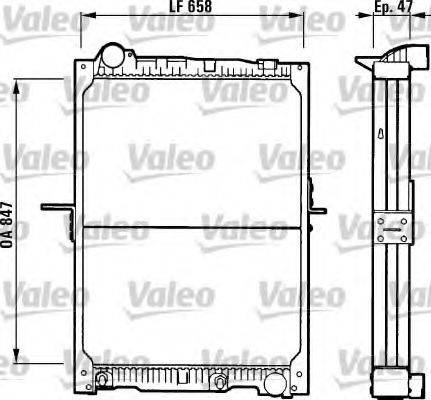 Valeo 730966 - Radiators, Motora dzesēšanas sistēma autodraugiem.lv