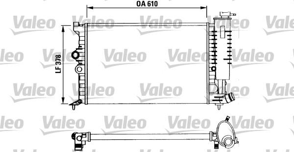 Valeo 730960 - Radiators, Motora dzesēšanas sistēma autodraugiem.lv