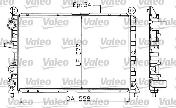 Valeo 730963 - Radiators, Motora dzesēšanas sistēma autodraugiem.lv