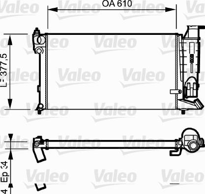 Valeo 730984 - Radiators, Motora dzesēšanas sistēma autodraugiem.lv