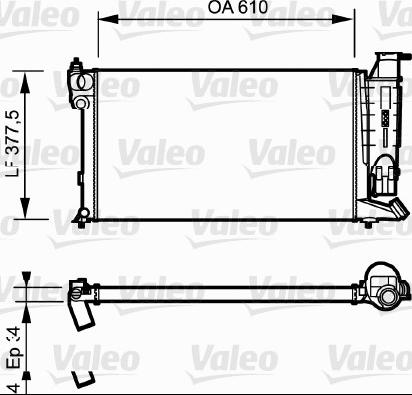 Valeo 730985 - Radiators, Motora dzesēšanas sistēma autodraugiem.lv