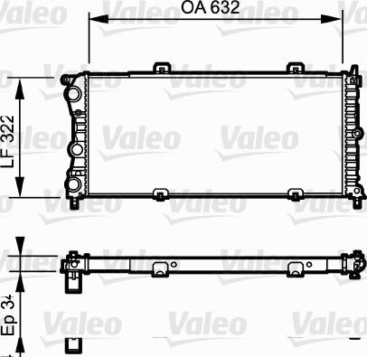 Valeo 730981 - Radiators, Motora dzesēšanas sistēma autodraugiem.lv