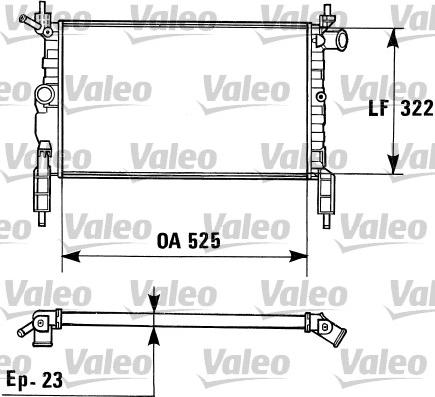 Valeo 730975 - Radiators, Motora dzesēšanas sistēma autodraugiem.lv