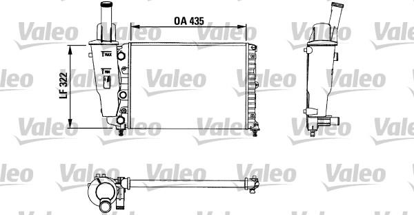 Valeo 730976 - Radiators, Motora dzesēšanas sistēma autodraugiem.lv