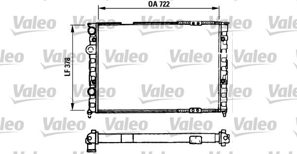 Valeo 730971 - Radiators, Motora dzesēšanas sistēma autodraugiem.lv