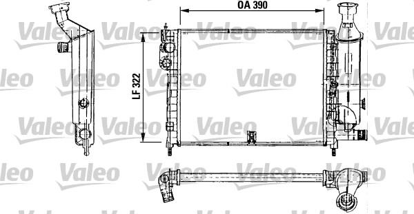Valeo 730491 - Radiators, Motora dzesēšanas sistēma autodraugiem.lv