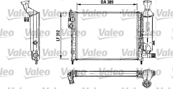 Valeo 730492 - Radiators, Motora dzesēšanas sistēma autodraugiem.lv