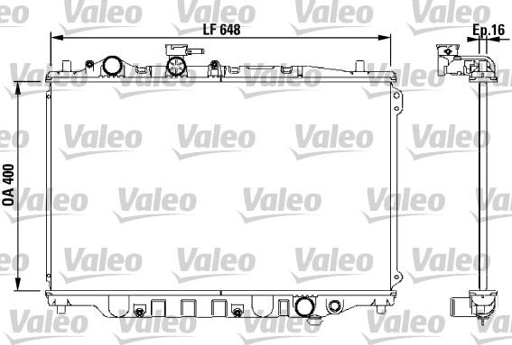 Valeo 730440 - Radiators, Motora dzesēšanas sistēma autodraugiem.lv