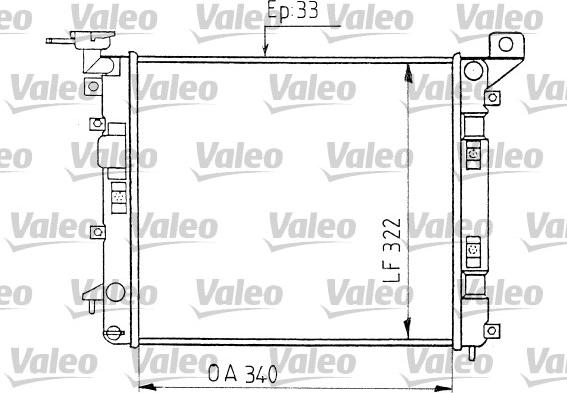 Valeo 730400 - Radiators, Motora dzesēšanas sistēma autodraugiem.lv