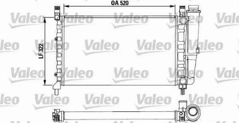 Valeo 730489 - Radiators, Motora dzesēšanas sistēma autodraugiem.lv