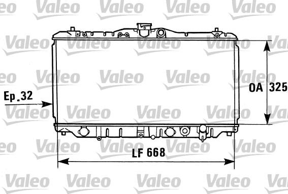 Valeo 730430 - Radiators, Motora dzesēšanas sistēma autodraugiem.lv